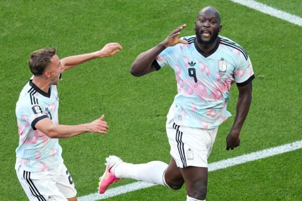 Lukaku bejubelt das 4:1 gegen die USA.