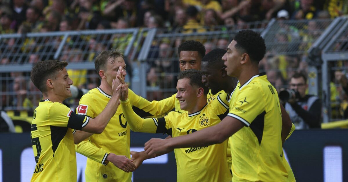 Der BVB hatte früh Grund zur Freude.