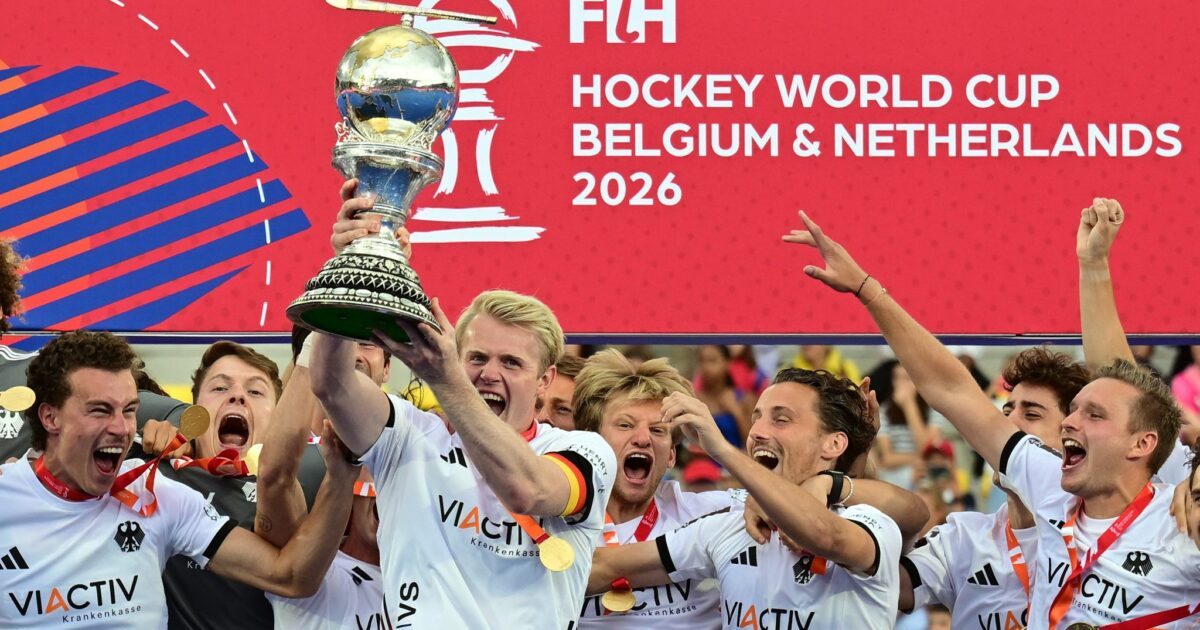 Die deutschen Hockey-Herren feierten in Wavre ihren vierten WM-Titel.