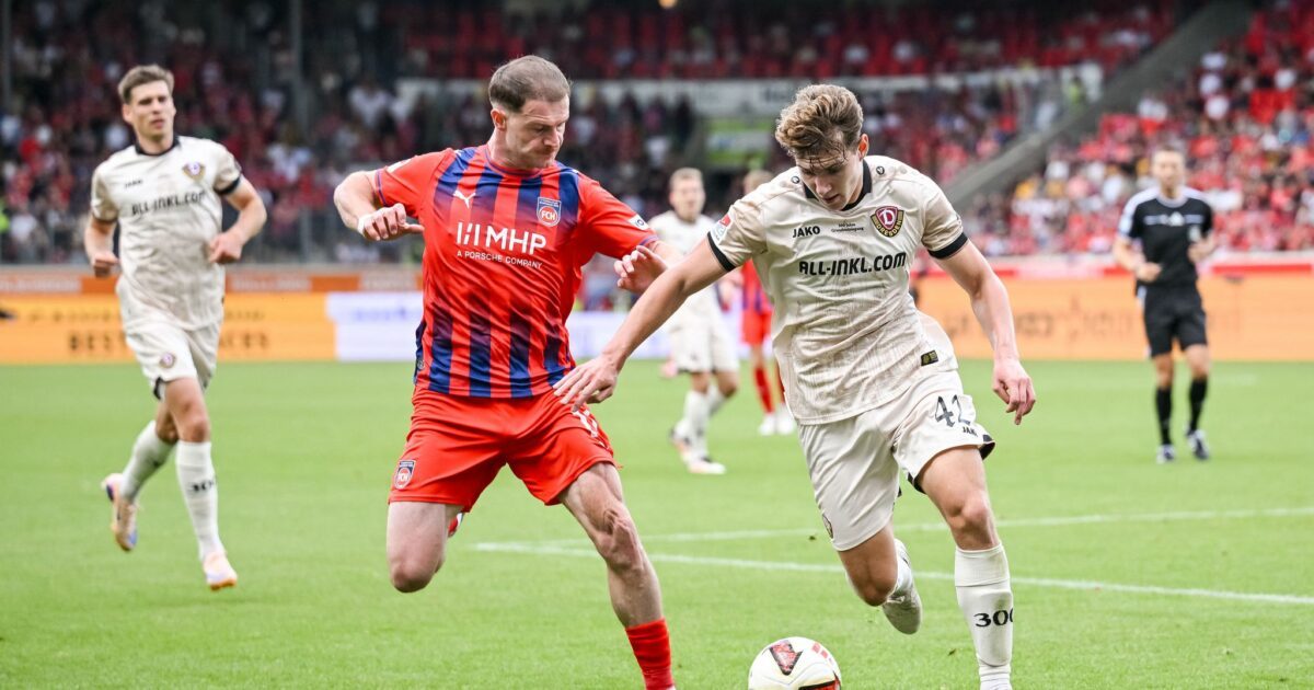 Heidenheim und Dynamo lieferten sich ein packendes Duell auf der Ostalb.