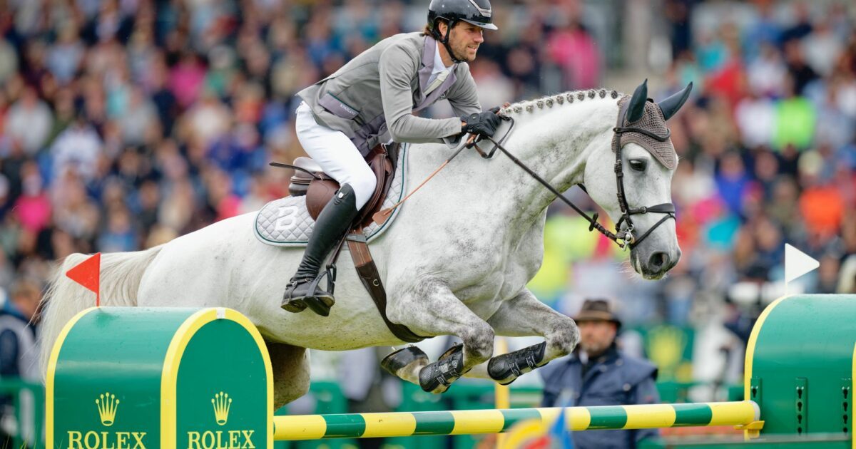 Raus aus dem Olympia-Kader: Christian Kukuk und sein Pferd Checker. (Archivbild)