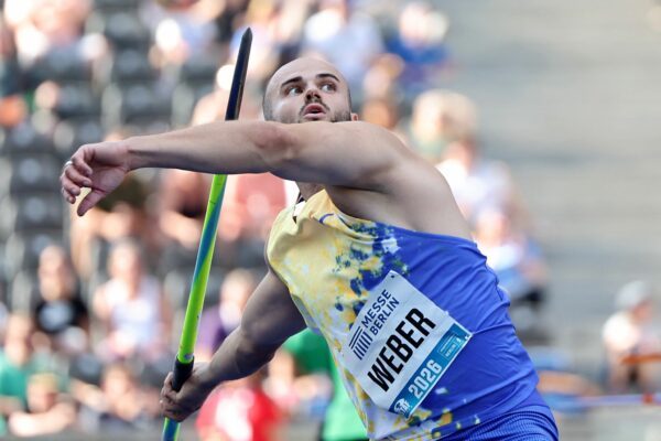 Speerwerfer Julian Weber gewann beim Istaf in Berlin zum fünften Mal in Folge.