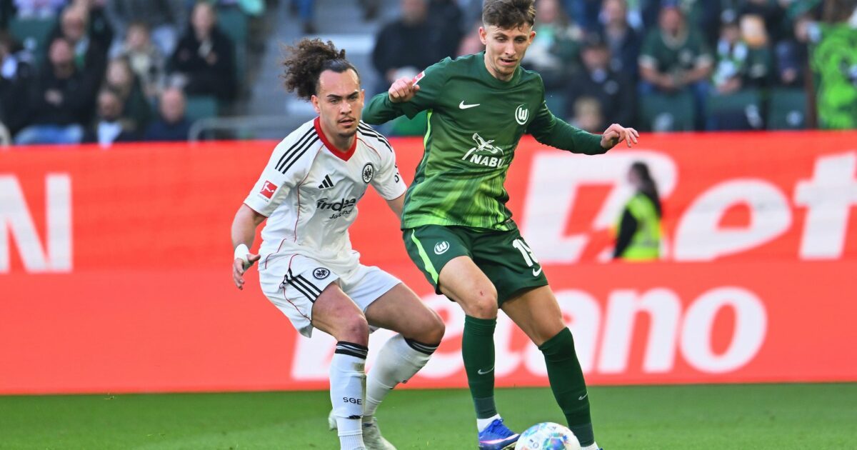 Lindström (r.) spielte für Wolfsburg und die Eintracht. (Archivfoto)