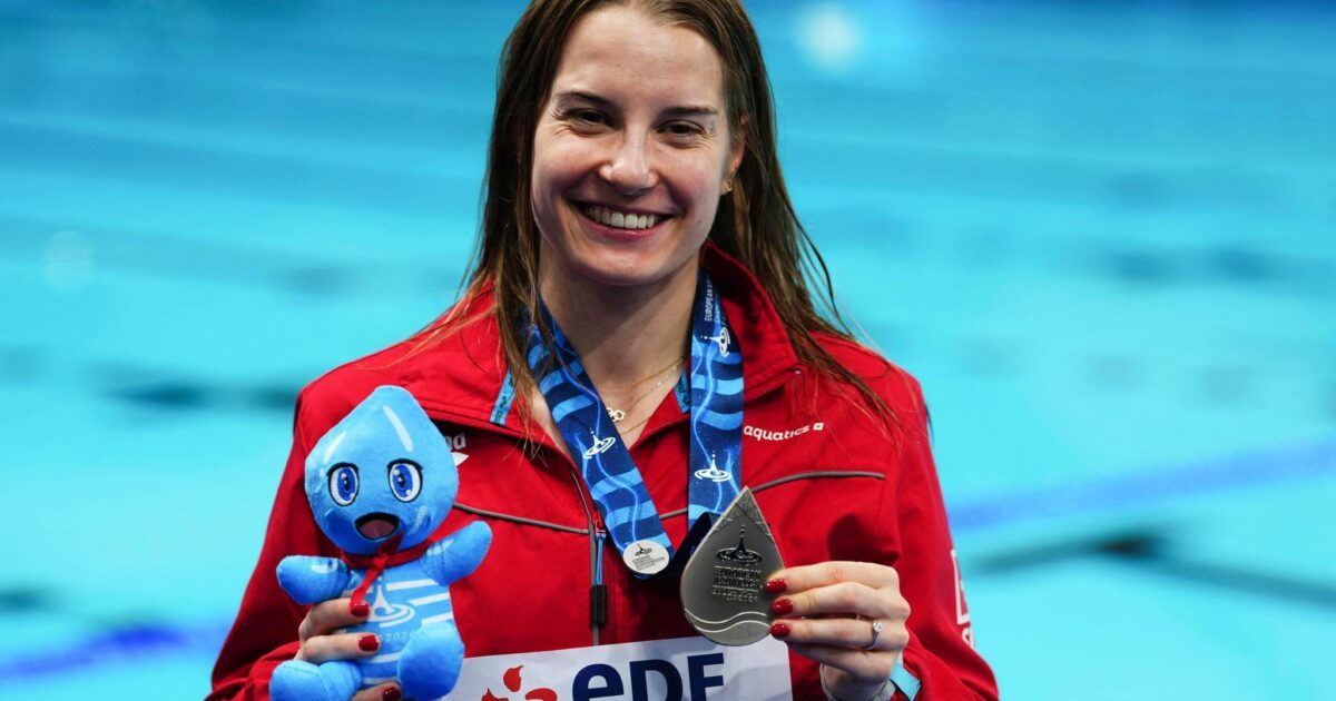 Nach der Siegerehrung lächelte Michelle Heimberg.