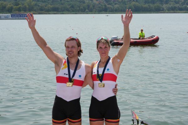 Nach dem EM-Titel sicherten sich Valentin Luz und Kathrin Marchand auch den WM-Titel. (Archivbild)