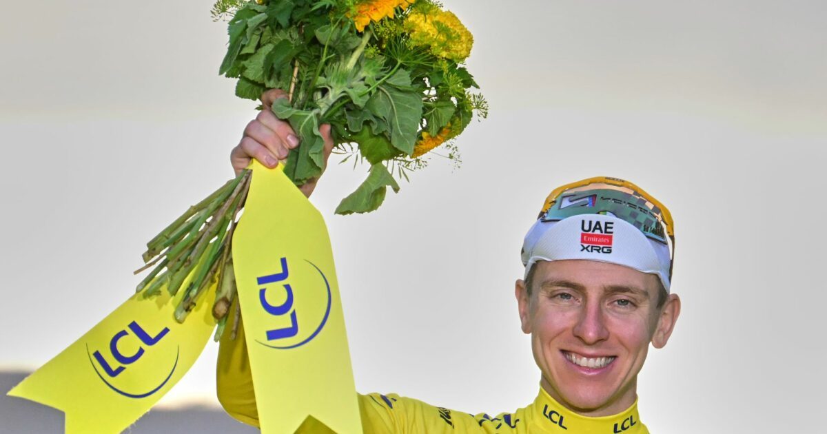 Tour-de-France-Sieger Tadej Pogacar nimmt die Vuelta in Angriff. (Archivbild)