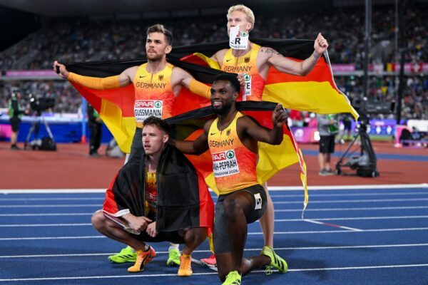 Die deutsche Sprint-Staffel stürmte zu EM-Silber.