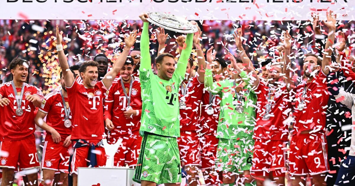 Die Bayern mit der Meisterschale: Gibt es wieder das gewohnte Bild? (Archivbild)