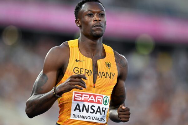 Owen Ansah trat zwei Tage nach EM-Bronze über 100 Meter auch über 200 Meter an.