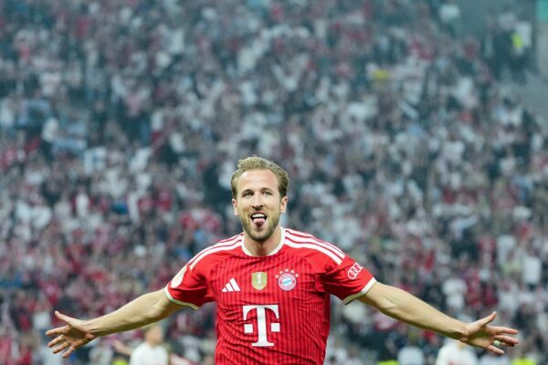 Harry Kane gewann in der vergangenen Saison mit dem FC Bayern München den DFB-Pokal und die deutsche Meisterschaft.