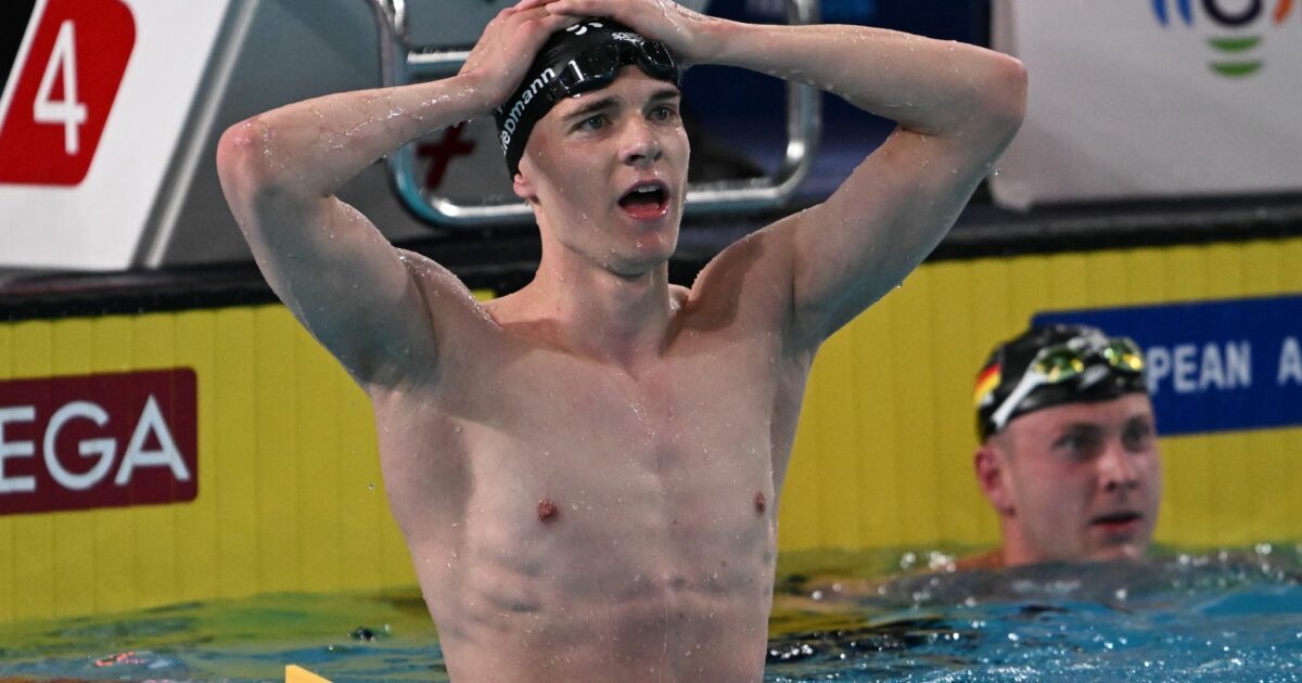Johannes Liebmann verblüfft die Schwimm-Welt.