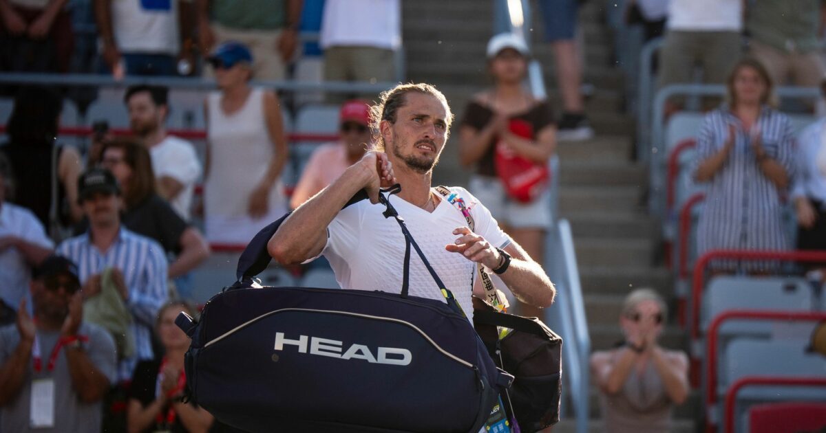 Alexander Zverev ist beim Turnier in Montreal überraschend früh gescheitert.