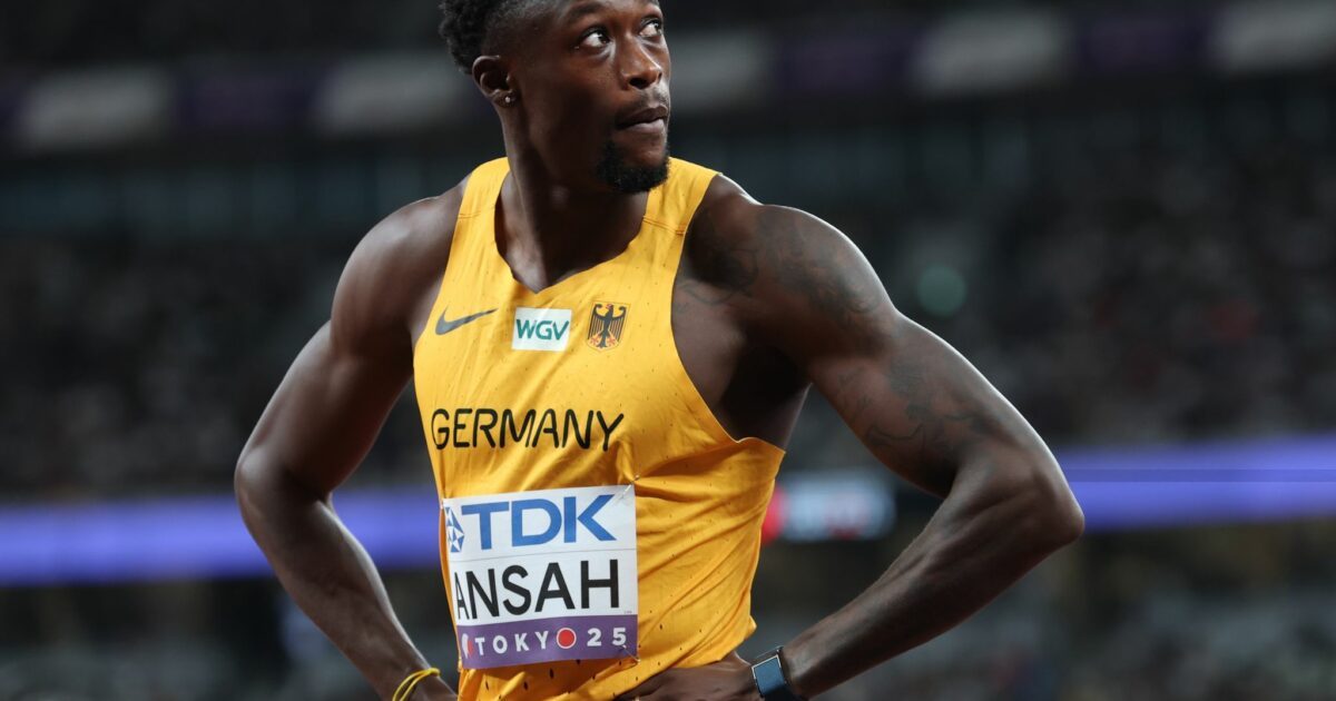 Owen Ansah greift am Dienstagabend im 100-Meter-Halbfinale bei der EM ein. (Archivbild)