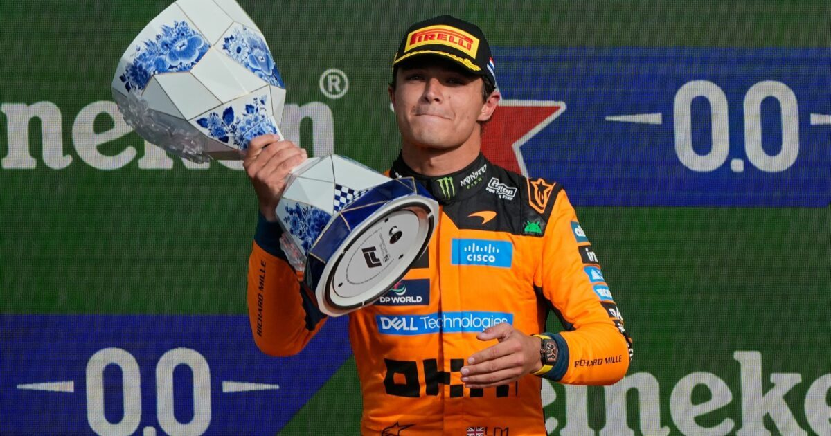 Lando Norris - auch er hat den Titelkampf noch nicht aufgegeben.