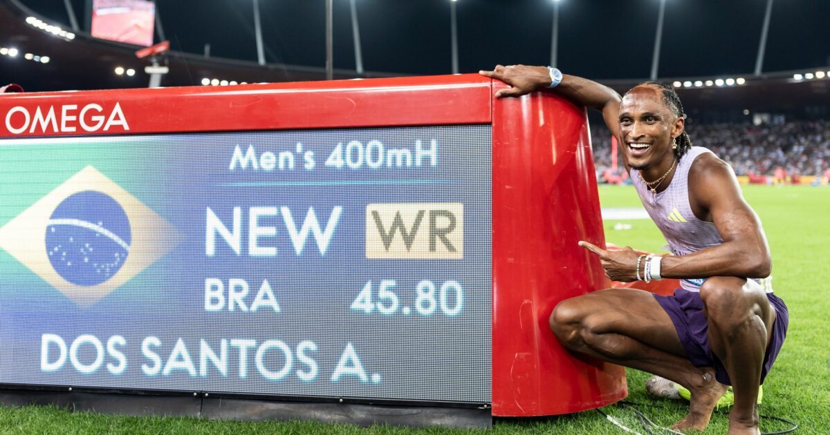 Alison dos Santos lief einen Fabellauf in Zürich.