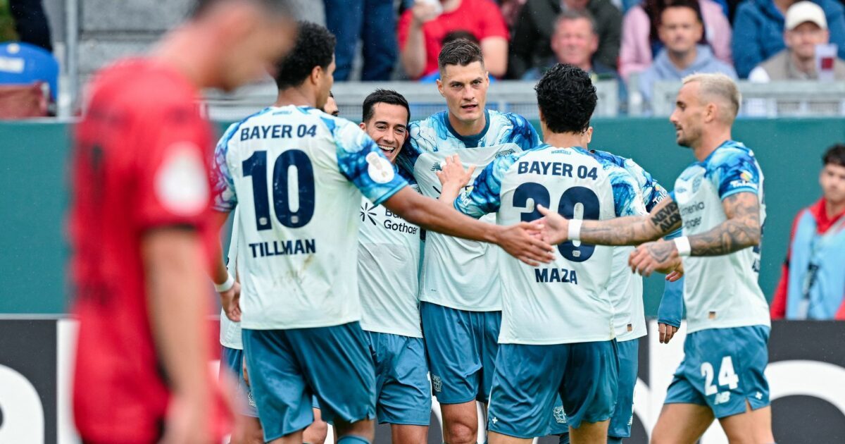 Nach etwas Geduld gewinnt Bayer Leverkusen schlussendlich deutlich bei Wehen Wiesbaden.