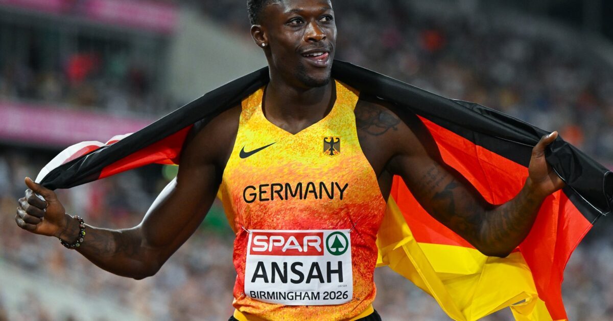 Owen Ansah gewann EM-Gold über 200 Meter. (Archivbild)