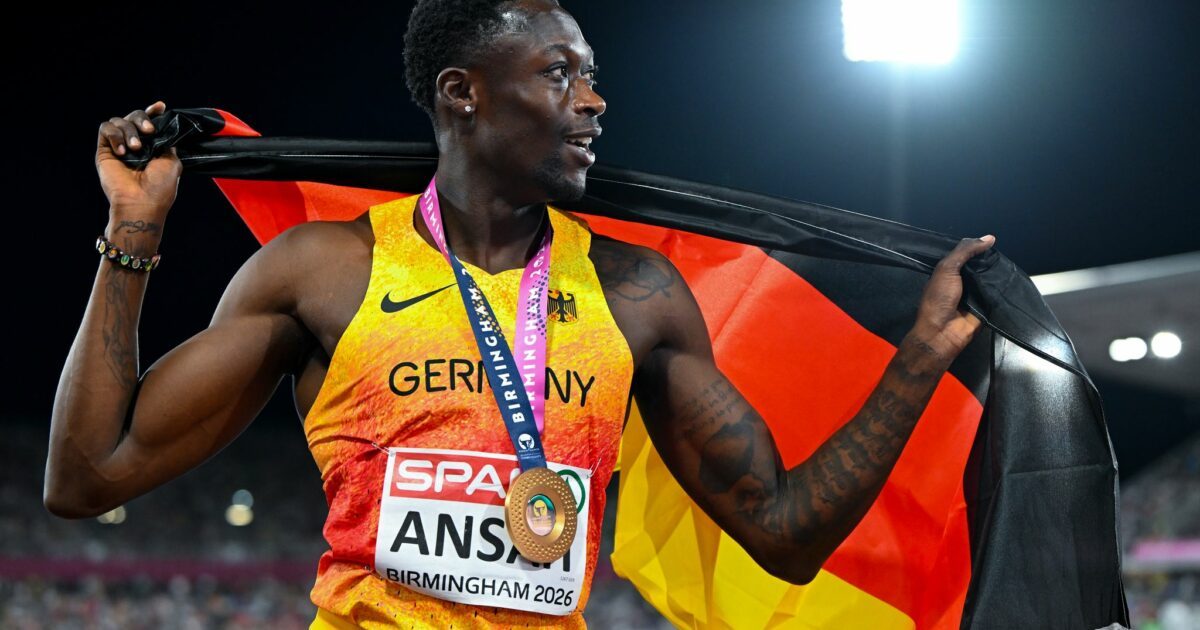 Owen Ansah krönte sich zum 200-Meter-Europameister.
