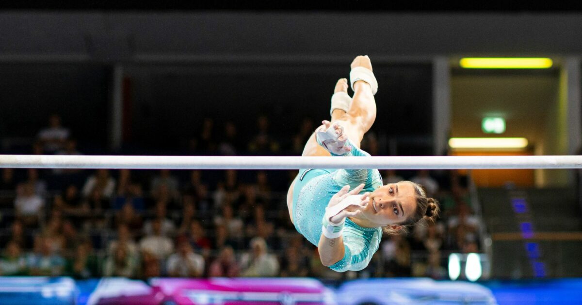 Voller Fokus auf die Übung: Helen Kevric. (Archivbild)