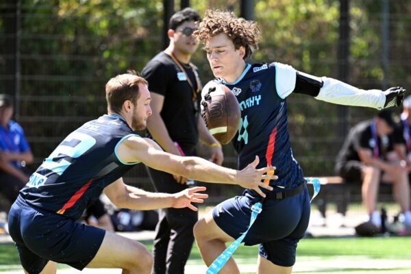 In Düsseldorf geht es um den Weltmeistertitel im Flag Football.
