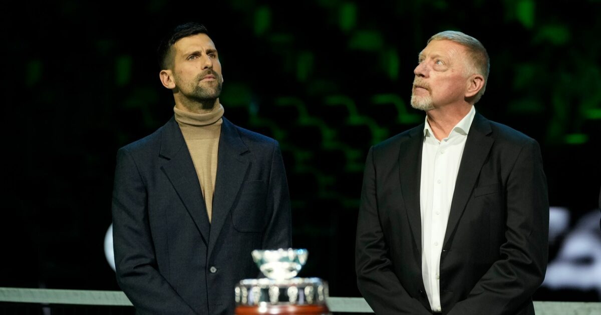 Djokovic (links) hat großen Respekt vor Boris Becker. (Archiv-Foto)