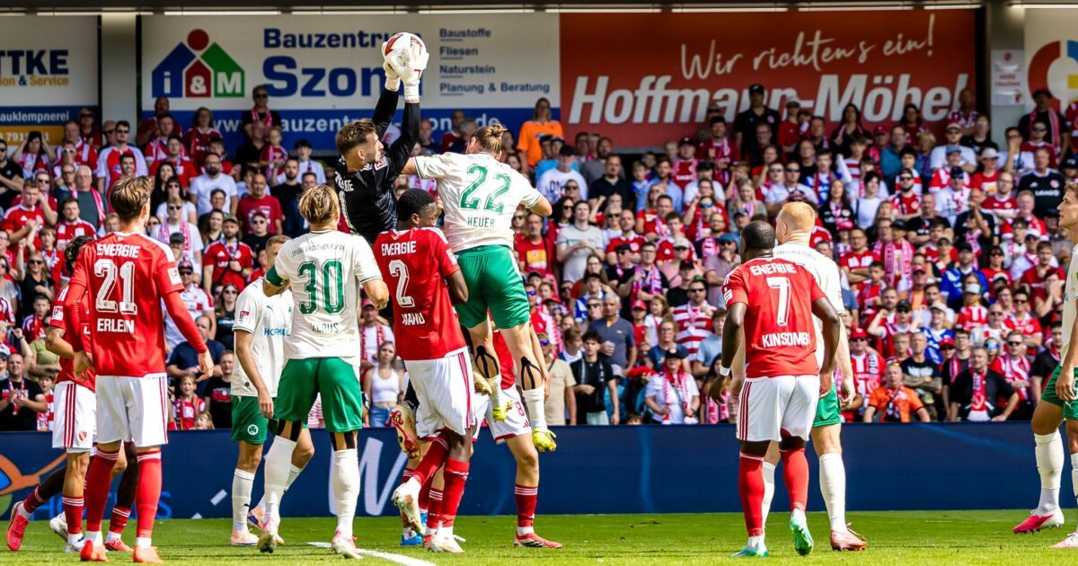Energie Cottbus beherrschte Fürth nur in der ersten halben Stunde.