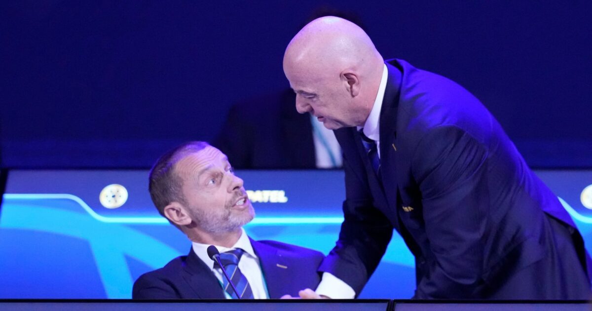 Die Präsidenten der UEFA und FIFA sind mittlerweile erbitterte Rivalen. (Archivbild)