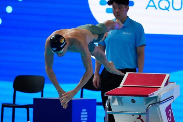 Oliver Klemet hat den Vorlauf über 1500 Meter Freistil gewonnen. (Archivbild)