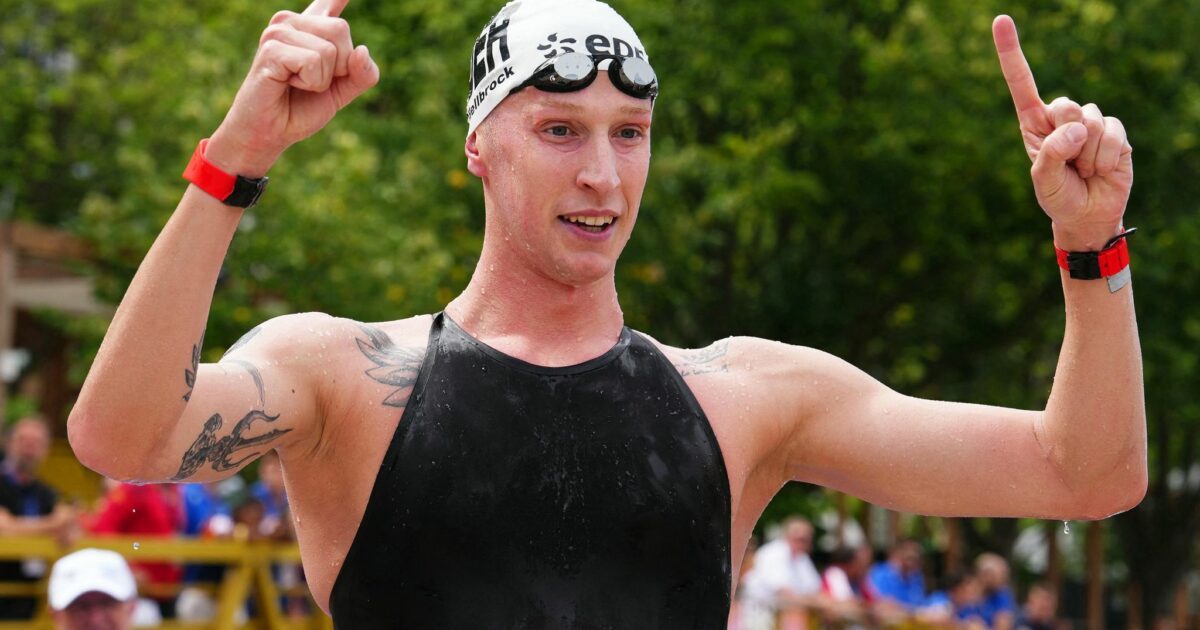 Für Florian Wellbrock ist es der erste Europameistertitel im Freiwasser.