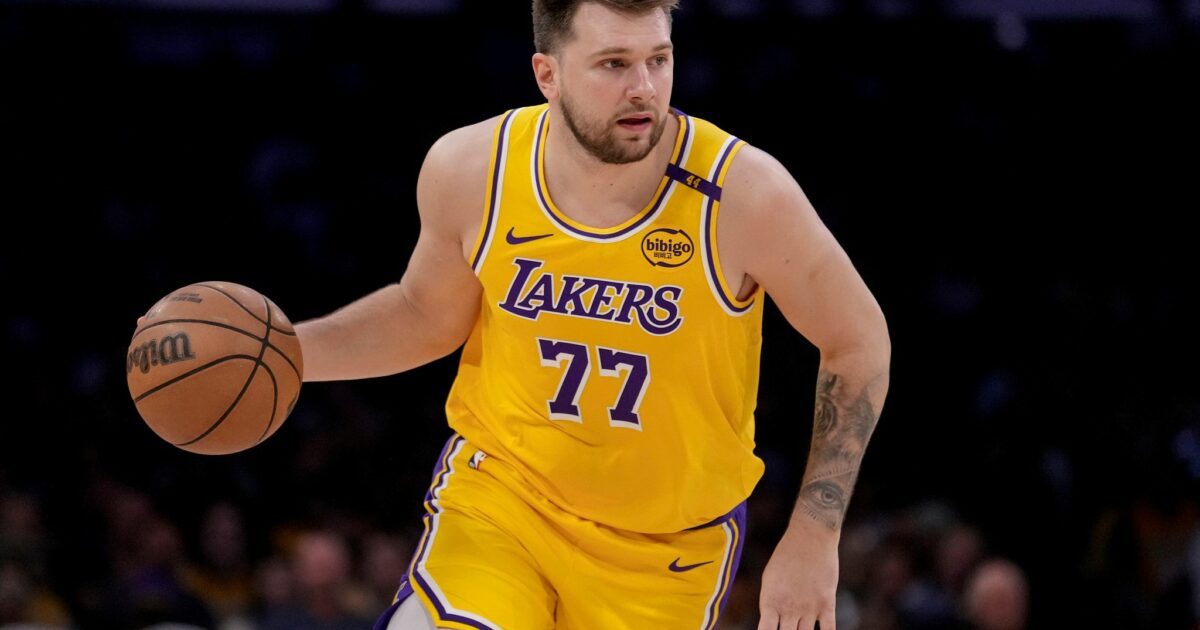 Bekommt einen neuen Boss: Lakers-Star Luka Doncic. (Archivbild)