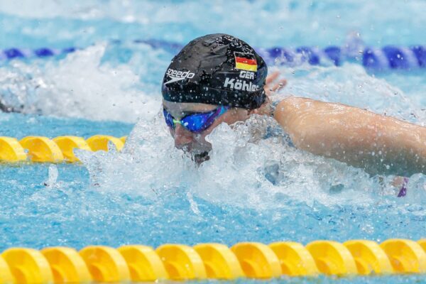 Über 100 Meter Schmetterling wurde Angelina Köhler 2024 Weltmeisterin. (Archivbild)