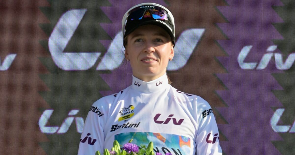 Antonia Niedermaier hat bei der Tour de France das Weiße Trikot gewonnen.