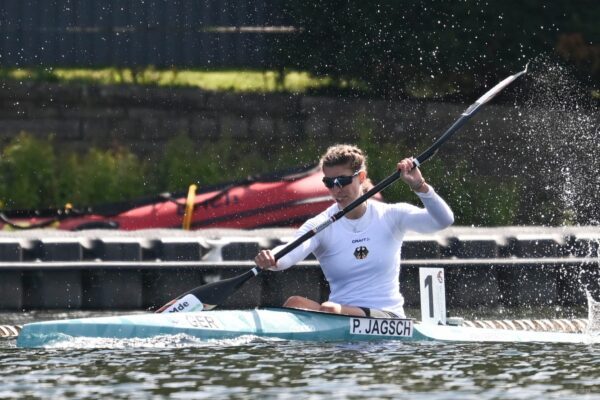 Pauline Jagsch fuhr sich im Kajakeiner zum WM-Titel. (Archivbild)