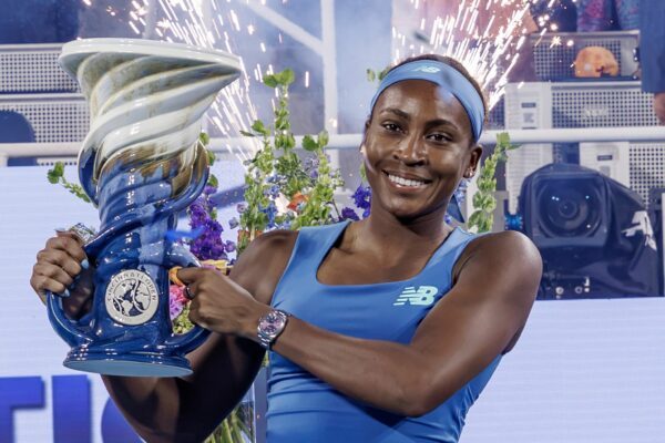 Coco Gauff setzte sich im Finale gegen Jessica Pegula durch.