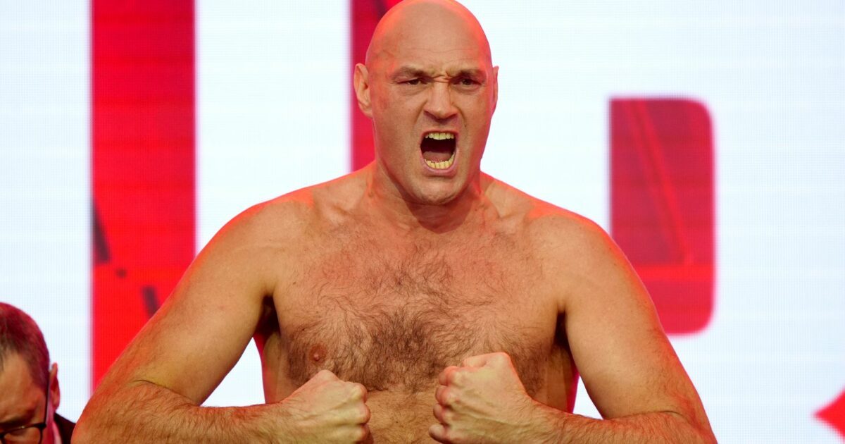 Hält sich wie gewohnt mit Schimpftiraden nicht zurück: Tyson Fury. (Archivbild)