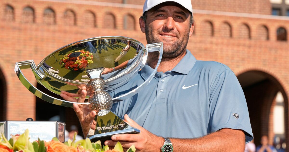 US-Golfstar Scottie Scheffler gewann in Atlanta die Tour Championship.