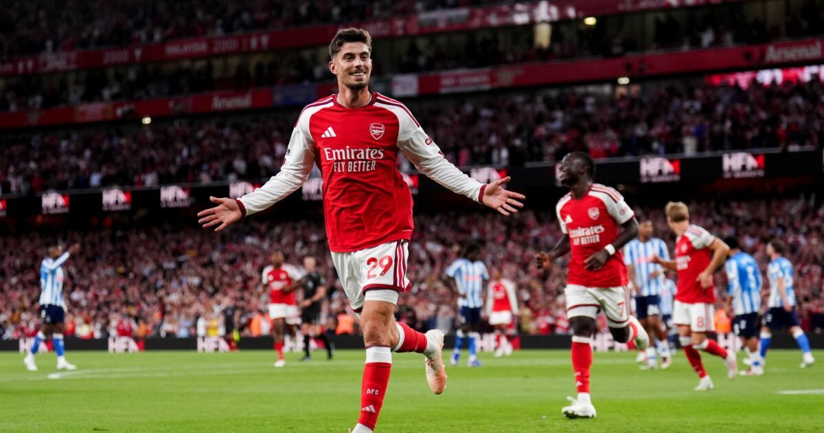 Erzielte gleich den ersten Treffer der neuen Premier League-Saison: Arsenal-Stürmer Kai Havertz.
