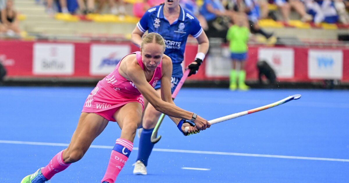 Lisa Nolte erzielte mit dem 1:1-Ausgleich ihr viertes WM-Tor.