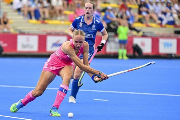Lisa Nolte erzielte mit dem 1:1-Ausgleich ihr viertes WM-Tor.
