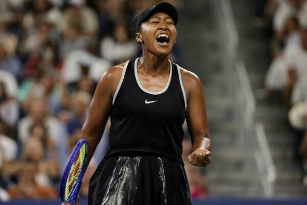 Naomi Osaka jubelt erleichtert.