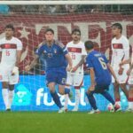 Die Italiener jubeln über ihren ersten Treffer in der Türkei.