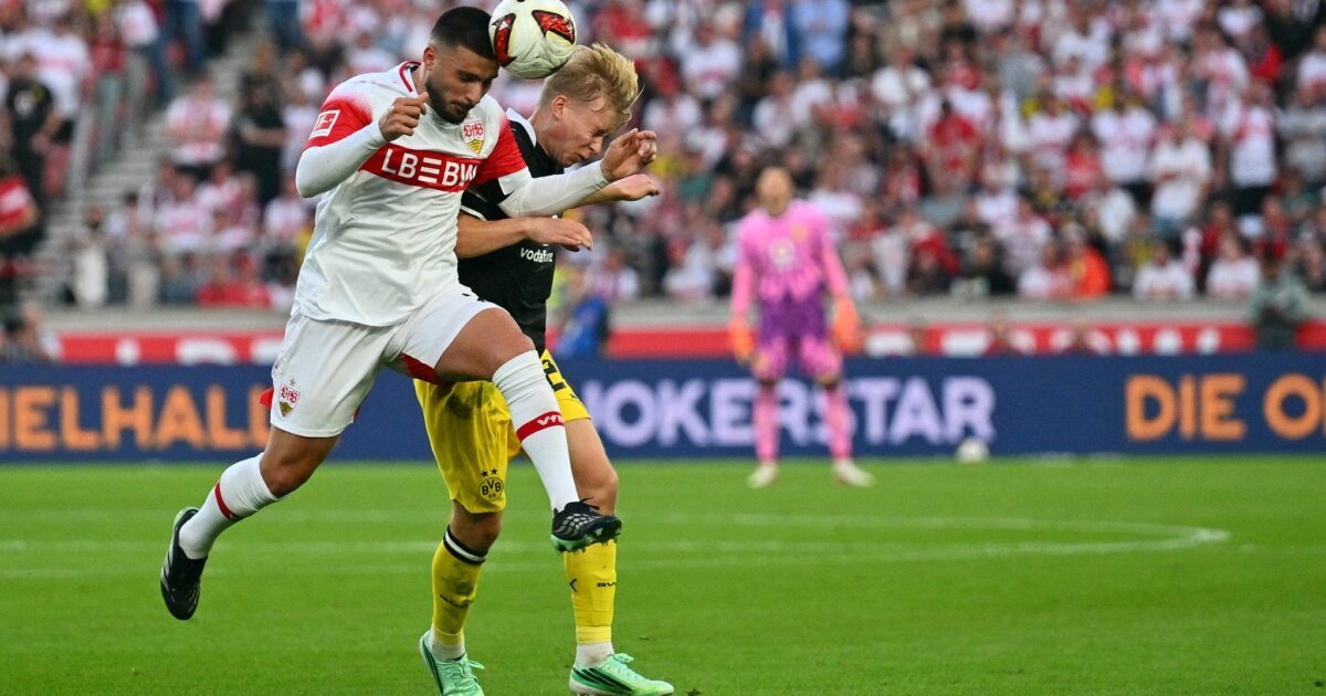 Gewohnt deutlich: VfB-Kapitän Deniz Undav (l).