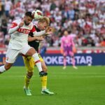 Gewohnt deutlich: VfB-Kapitän Deniz Undav (l).