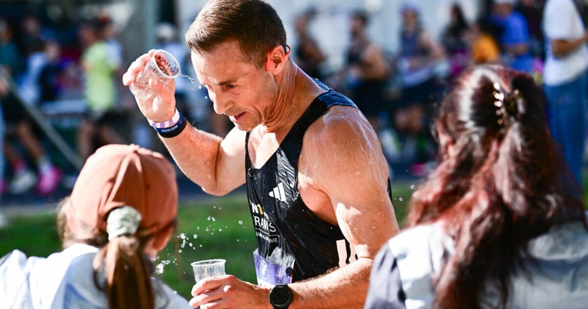 Kai Pflaume war einer der prominenten Teilnehmer beim Berlin-Marathon.