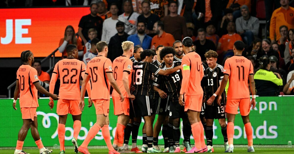 Die deutschen Spieler bejubelten ihr Führungstor
