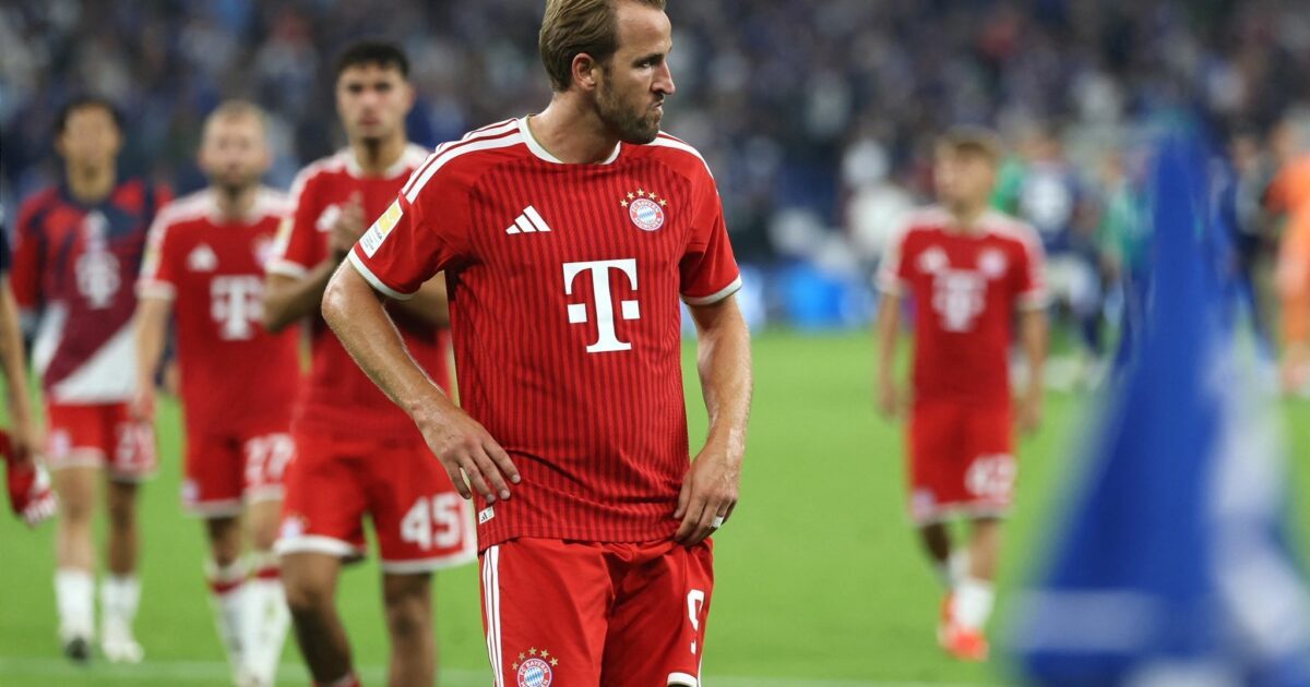 Bayern-Star Harry Kane war nach dem 0:0 auf Schalke bedient.