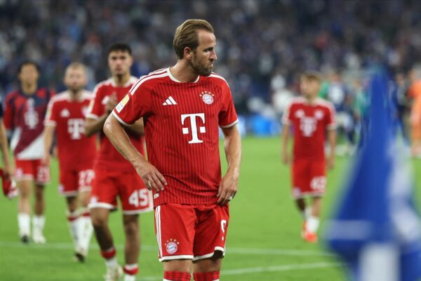 Bayern-Star Harry Kane war nach dem 0:0 auf Schalke bedient.