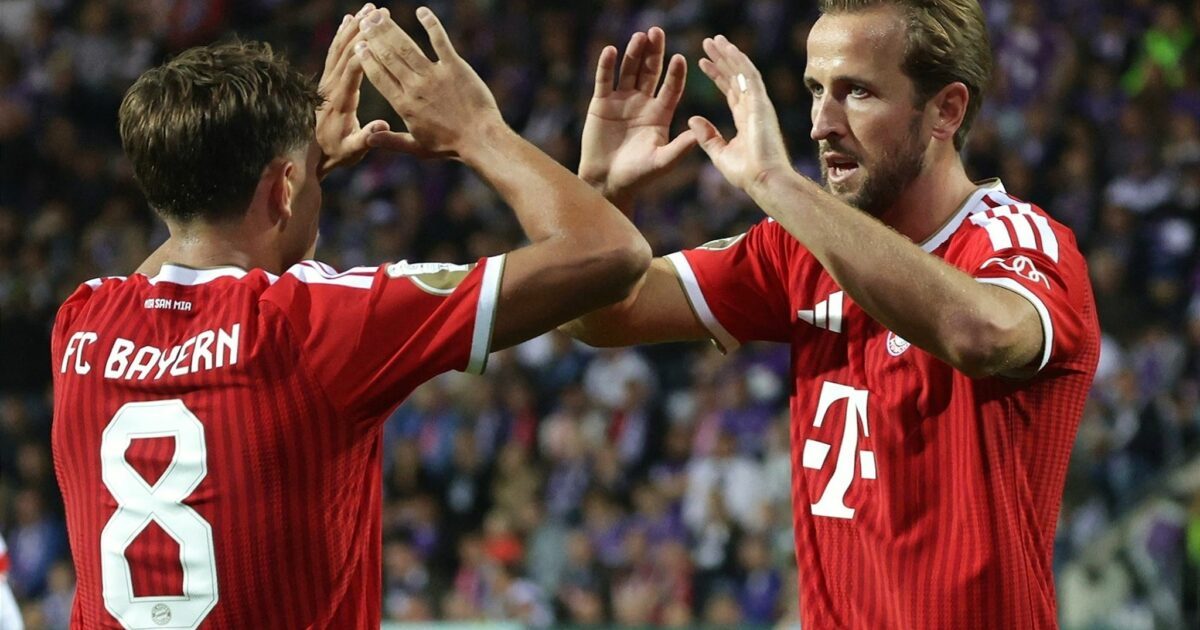 Harry Kane brachte die Bayern in Osnabrück zurück ins Spiel.