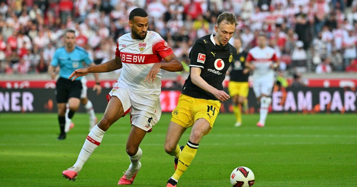 Machte den Unterschied: BVB-Torschütze Maximilian Beier (r).