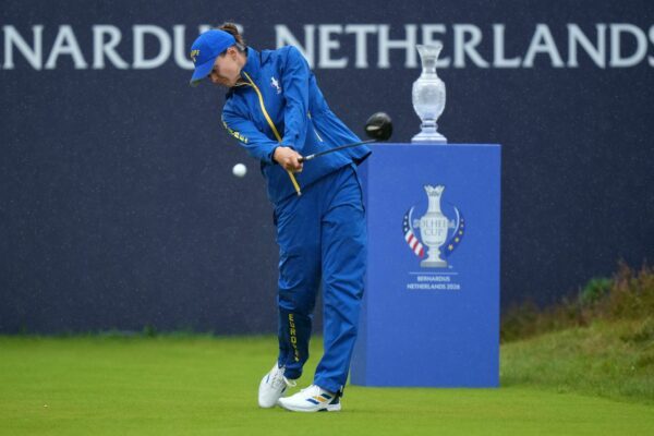 Esther Henseleit hat mit dem europäischen Team den Solheim Cup gewonnen.